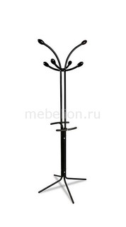 Вешалка-стойка Галилео 154 черный Мебелик