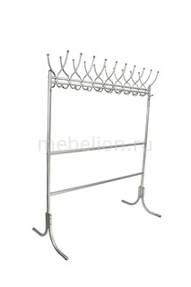 Вешалка гардеробная М-12 металлик Мебелик