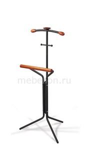 Вешалка для костюма Галилео 151 черный/средне-коричневый Мебелик