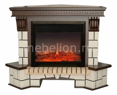 Электрокамин напольный (134х43х107 см) Stone New Corner 00010011154 Real Flame