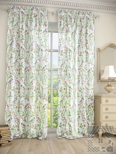 Гардина (145х280 см) 2шт. Пташки ТомДом