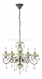 Подвесная люстра Onyx Green A9592LM-5AB Arte Lamp