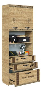 Шкаф комбинированный Корсар-1 Сканд Мебель