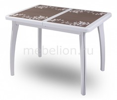 Стол обеденный Шарди ПР с плиткой и мозаикой Домотека