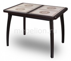 Стол обеденный Шарди ПР с плиткой и мозаикой Домотека