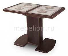 Стол обеденный Шарди ПР с плиткой и мозаикой Домотека