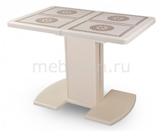Стол обеденный Шарди ПР с плиткой и мозаикой Домотека