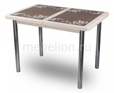 Стол обеденный Шарди ПР с плиткой и мозаикой Домотека