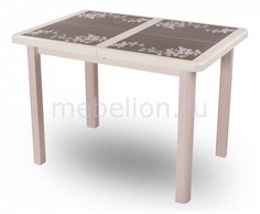 Стол обеденный Шарди ПР с плиткой и мозаикой Домотека