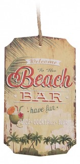 Панно (20х35 см) Beach Bar 317572 ОГОГО Обстановочка