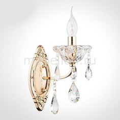 Бра 10036/1 золото/прозрачный хрусталь Strotskis Eurosvet