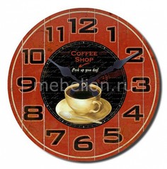 Настенные часы (30 cм) Love Coffee 319347 ОГОГО Обстановочка