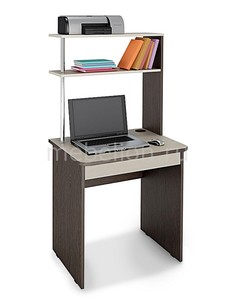 Стол компьютерный Фортуна 37 дуб венге/дуб кобург Витра