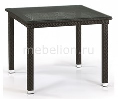 Стол обеденный T257A-W53-90x90 Brown Afina