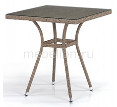 Стол обеденный T282BNT-W56-70x70 Light Brown Afina