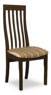 Стул Вагнер Т1 СМ-231.2.001 венге/бежевый в коричневую полоску Мебель Трия