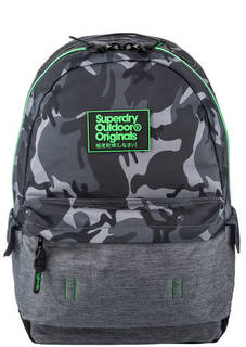 Текстильный рюкзак с камуфляжным принтом Superdry