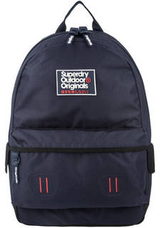 Текстильный рюкзак синего цвета Superdry