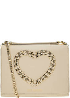 Маленькая сумка из натуральной кожи Love Moschino