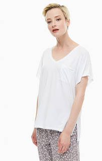 Домашняя футболка с нагрудным карманом Calvin Klein