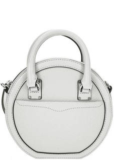 Сумка из зерненой кожи с тонким плечевым ремнем Rebecca Minkoff