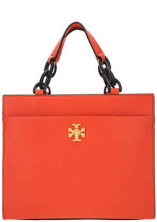 Сумка тоут из натуральной кожи Tory Burch