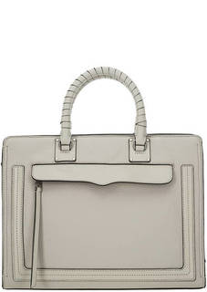 Сумка из зерненой кожи с отделением для ноутбука Rebecca Minkoff