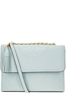 Кожаная сумка с откидным клапаном Tory Burch