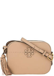 Кожаная сумка через плечо Tory Burch