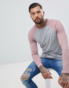 Лонгслив с контрастными рукавами реглан ASOS DESIGN - Мульти