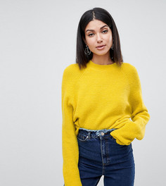 Джемпер в рубчик ASOS DESIGN Tall - Желтый