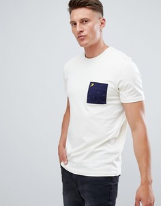 Белая футболка с контрастным карманом Lyle &amp; Scott - Белый