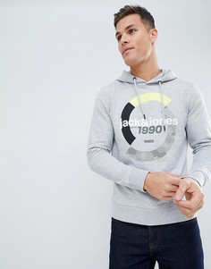 Худи с логотипом Jack &amp; Jones - Серый