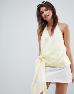 Топ на бретелях в пастельную полоску ASOS DESIGN - Мульти