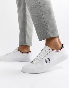 Белые парусиновые кеды Fred Perry Kendrick - Белый