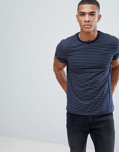 Полосатая футболка Brave Soul - Темно-синий