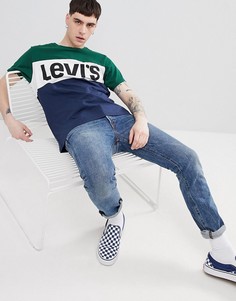 Зеленая футболка колор блок Levis - Зеленый Levis®
