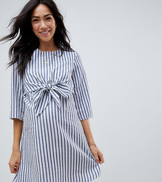 Платье мини в полоску для кормящих мам ASOS DESIGN Maternity - Мульти