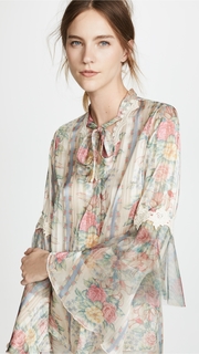 Anna Sui Whisper Rose Tunic