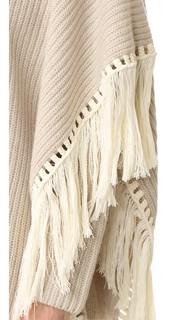 EDUN Fringe Oversized Sweater
