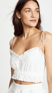 For Love &amp; Lemons Charlotte Eyelet Tank Top