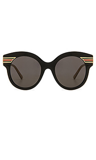 Солнцезащитные очки oversize cat eye acetate - Gucci