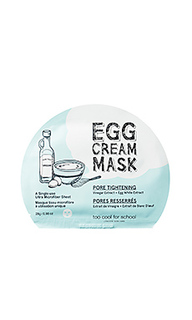 Тканевая маска egg cream mask (pore tightening) - Too Cool For School
