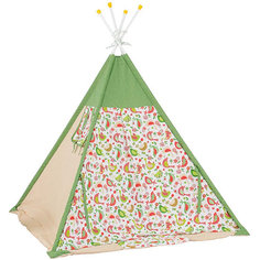 Палатка-вигвам детская Polini Кантри, зеленая