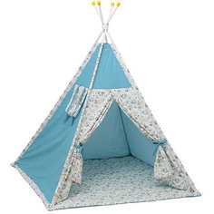 Палатка-вигвам детская Polini Disney "Последний богатырь", лес голубой