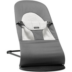 Кресло-шезлонг Balance Soft Cotton Jerrsey, BabyBjorn, серый