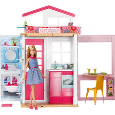Портативный домик Barbie с куклой Mattel
