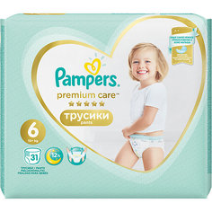 Трусики Pampers Premium Care 15+ кг, размер 6, 31 шт.