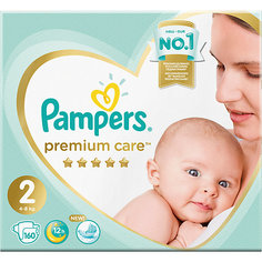 Подгузники Pampers Premium Care 4-8 кг, размер 2, 160 шт.