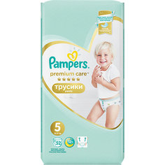 Трусики Pampers Premium Care 12-17 кг, размер 5, 52 шт.